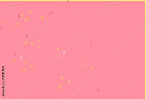 Light Pink, Yellow vector hand painted backdrop.