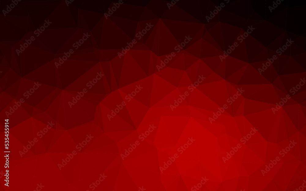Light Red vector triangle mosaic template. Light Red vector triangle mosaic template.