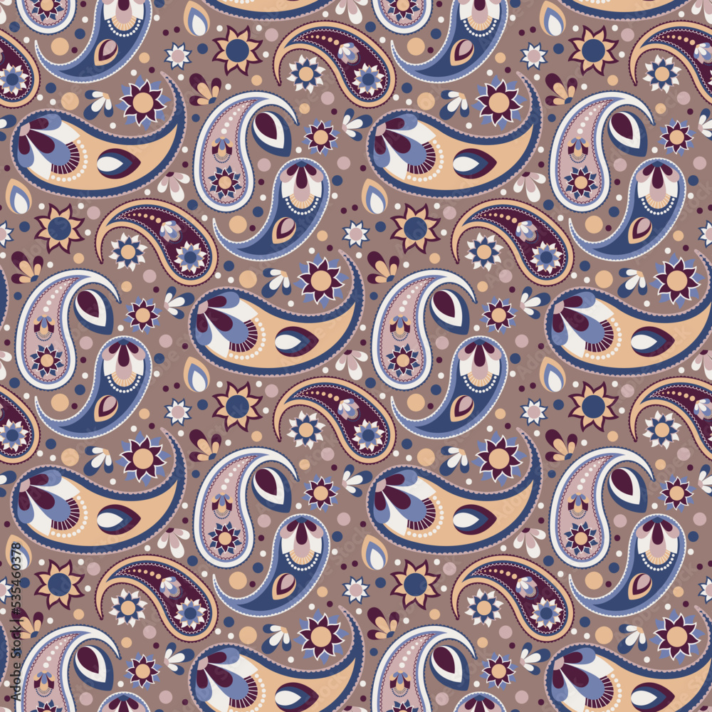 seamless paisley pattern seamless paisley pattern