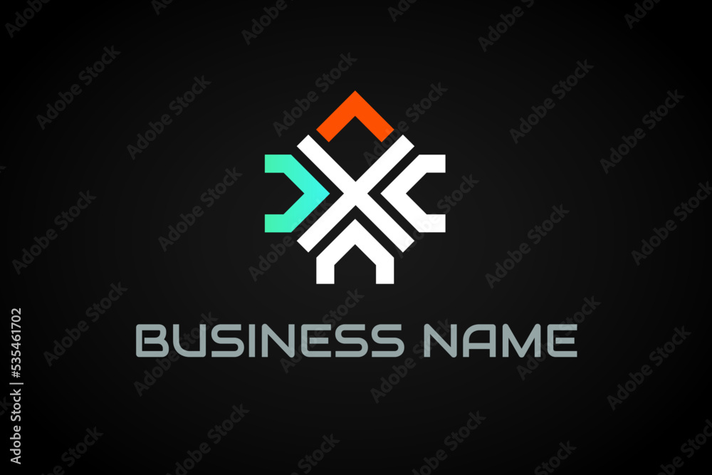 Trading Digital logo illustration Incorporated into Gradient Arrows. For Your Company. Arrow Logo Template Ready For Use, Modern Initial Logo Trading Digital logo illustration Incorporated into Gradient Arrows. For Your Company. Arrow Logo Template Ready For Use, Modern Initial Logo