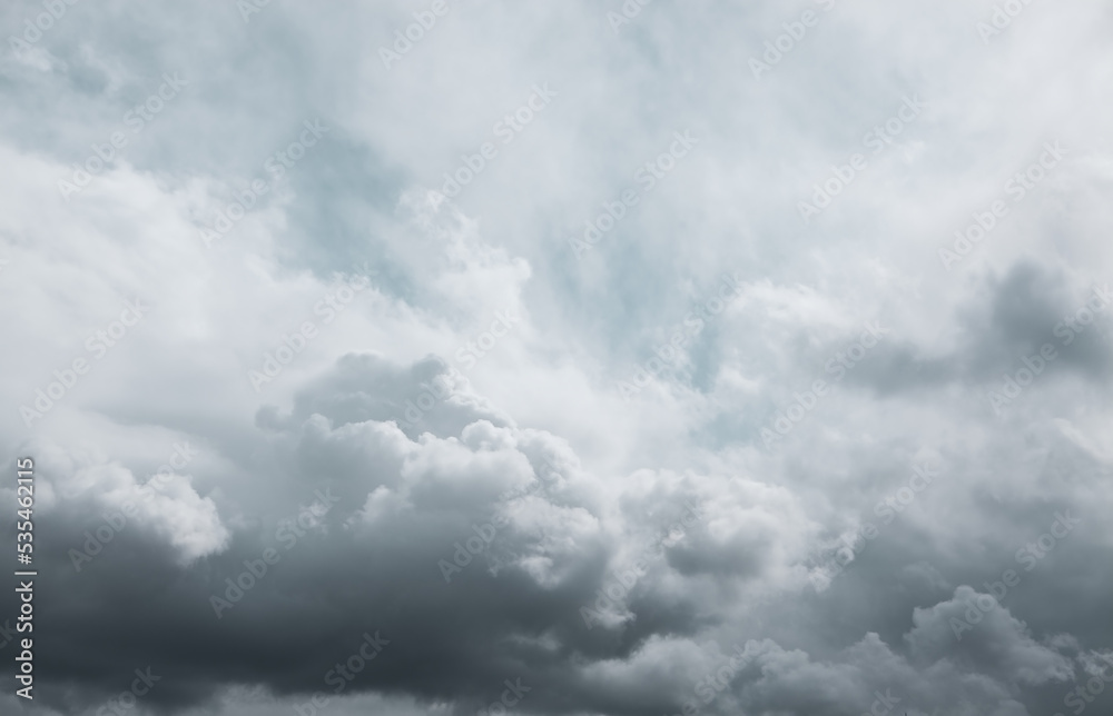 Dark sky and a sharp black cloud before the rain. Dark sky and a sharp black cloud before the rain.