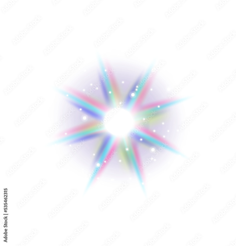 Obraz premium Glow light star