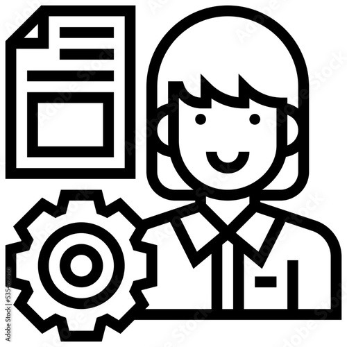 Secretary icon