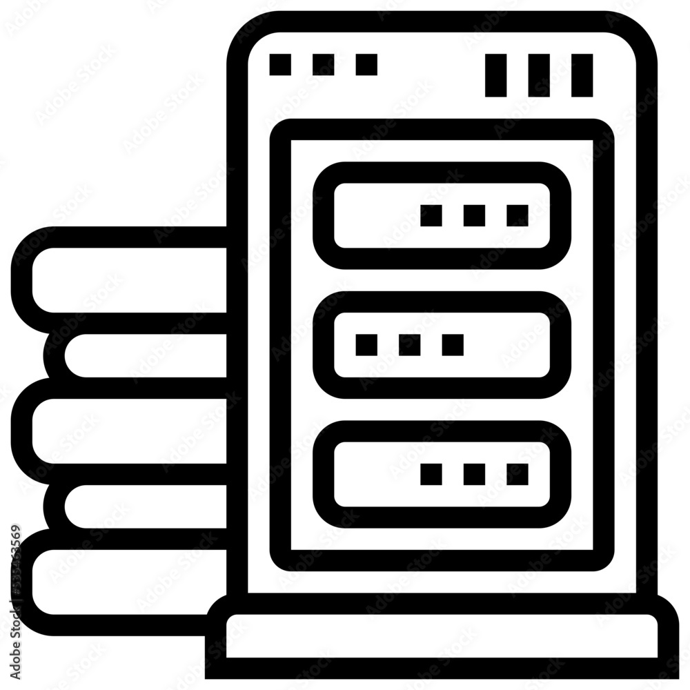 Bilde på lerret Sever icon