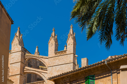 Die Kathedrale in der Altstadt von Palma auf Mallorca, Spanien