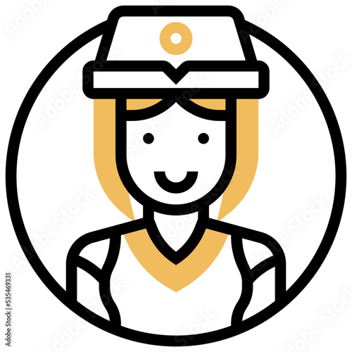 Stewardess icon