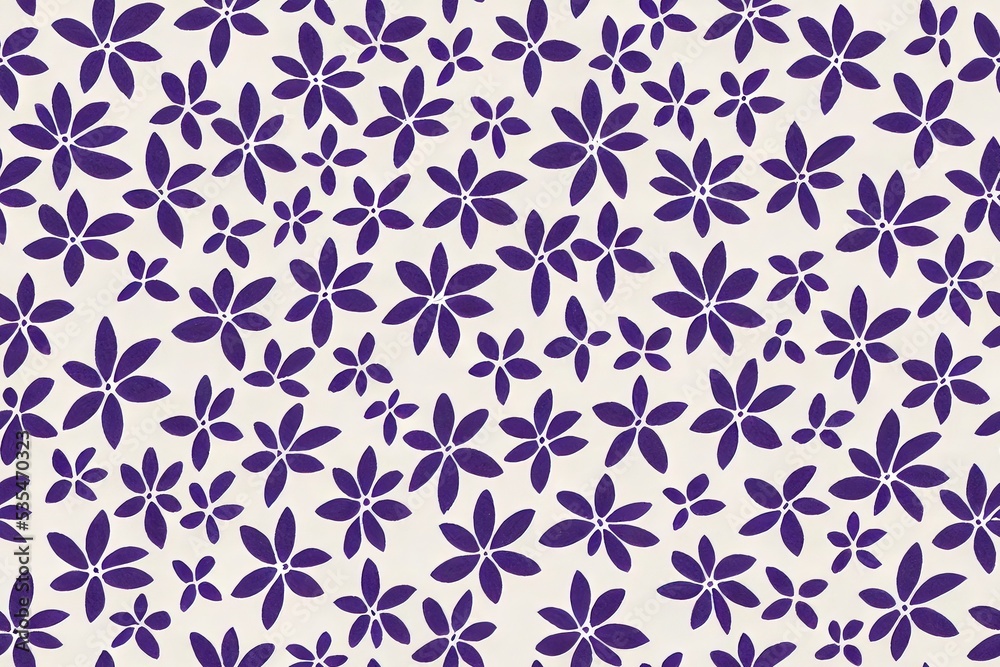 Flower seamless pattern design illustration
