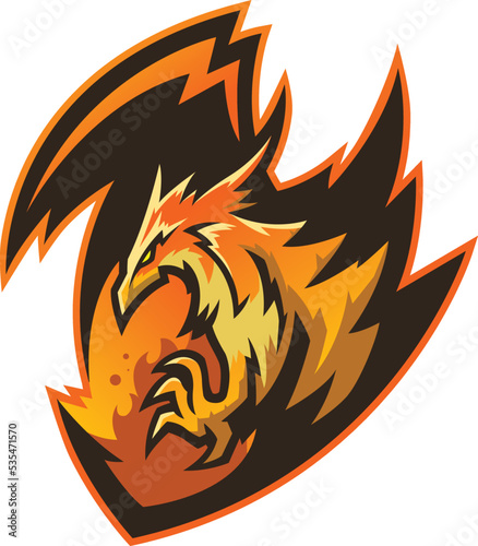 Phoenix esports logo for gaming and streaming