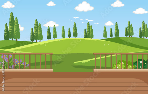 Outdoor park background template