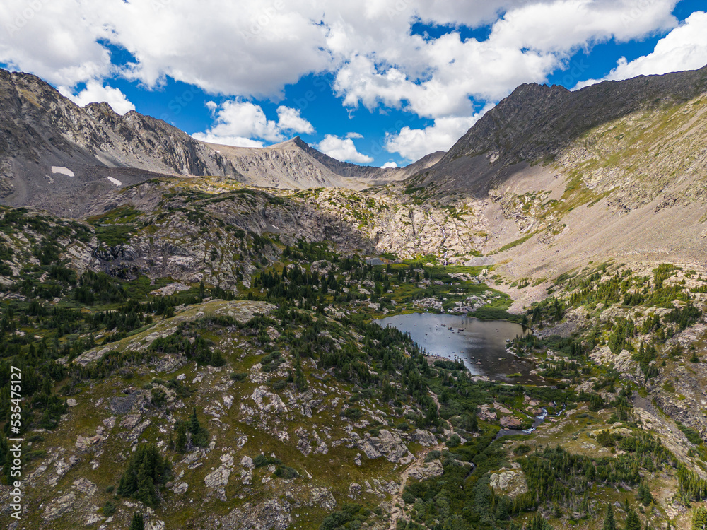 Aerial View Of Upper Mohawk Lake In Colorado