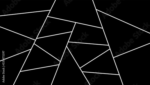 Collage seventeen empty frames. Templates photo parts. Vector illustration.