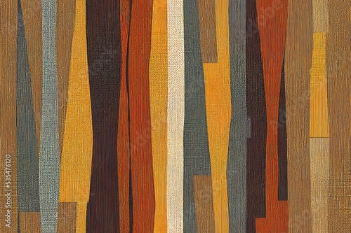 Autumn stripe pattern with linen fabric Texture. Fall colourway with Seamless all over repeat print design. Suitable for all kind of Textile prints.. High quality illustration