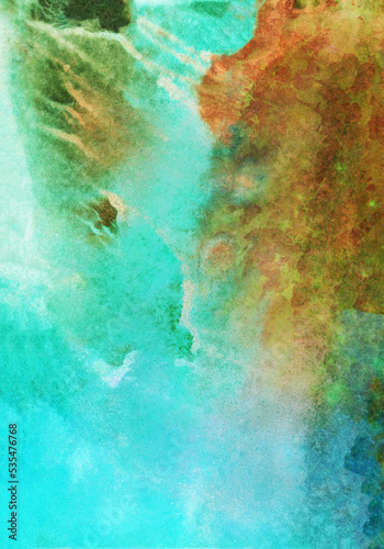 Watercolor abstract background. Gradient texture. 