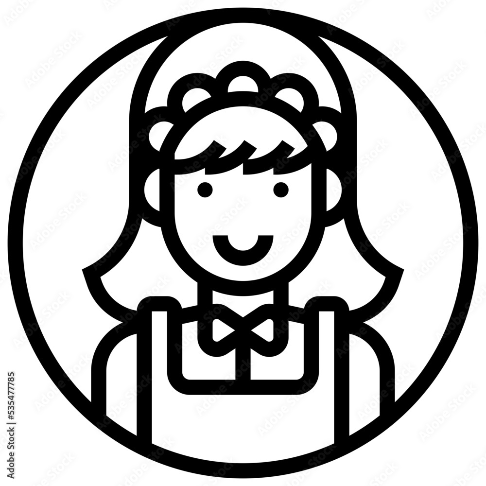 Waitress icon