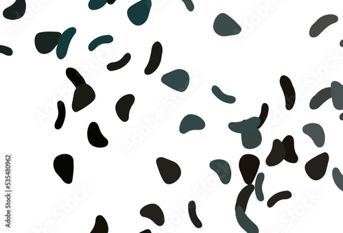 Light Black vector backdrop with abstract shapes.