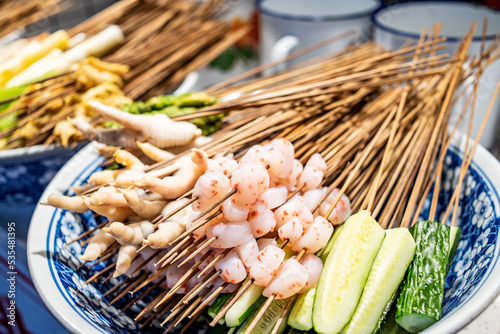 Chuanchuanxiang in Jiefangbei Food Street, Chongqing, China photo