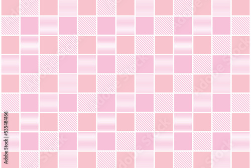 ピンク色のシームレスパターン