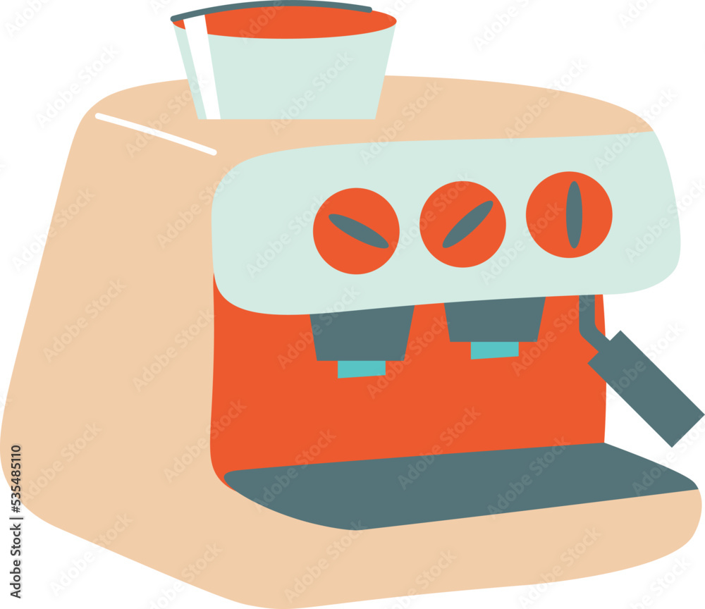 Coffee machine icon. Vector illustration