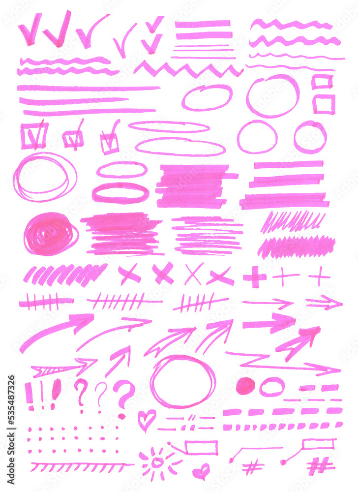 PNG transparent big bulk collection of pink red highlighter spots, check marks, lines, circles, arrows and underlines PNG transparent big bulk collection of pink red highlighter spots, check marks, lines, circles, arrows and underlines
