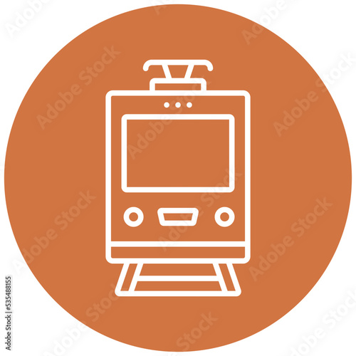 Tramcar Icon Style