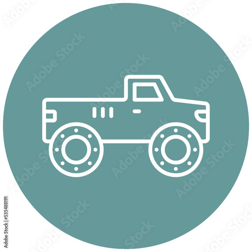 Bigfoot Car Icon Style