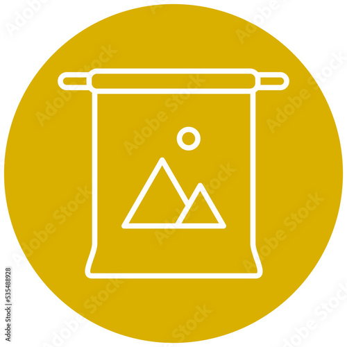 Camera Backdrop Icon Style