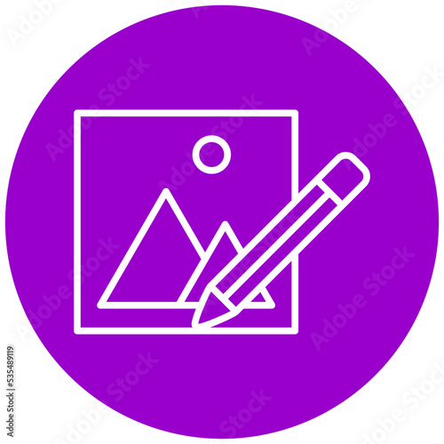 Photo Editing Icon Style