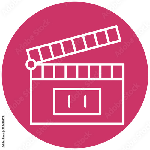Clapperboard Icon Style