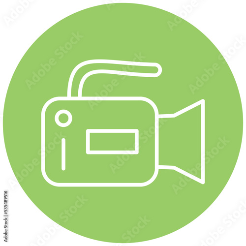 Video Camera Icon Style