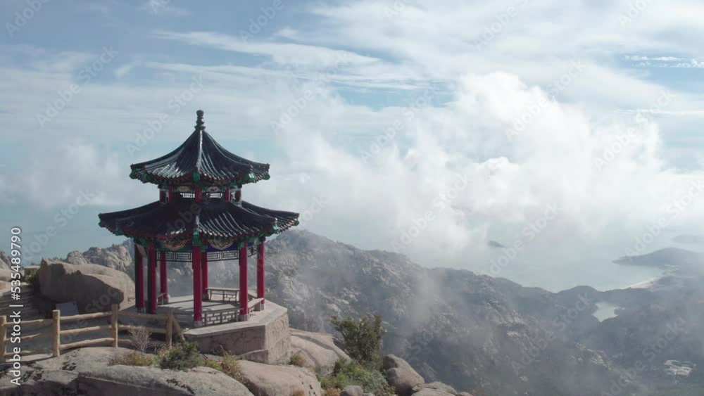 The beautiful natural scenery of Laoshan Mountain in Qingdao The beautiful natural scenery of Laoshan Mountain in Qingdao
