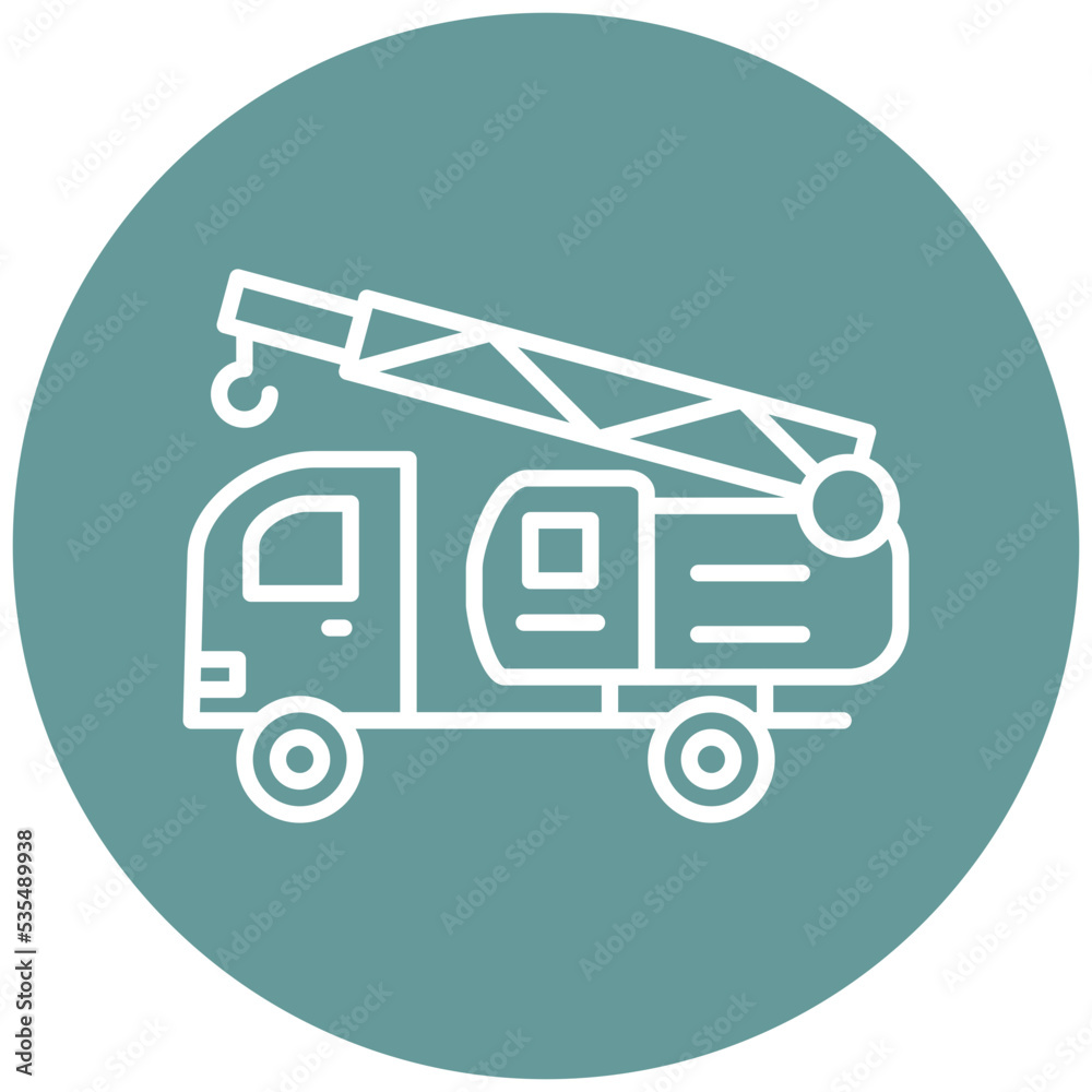 Crane Turck Icon Style Crane Turck Icon Style