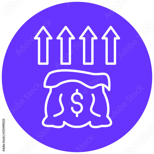 Fund Raising Icon Style