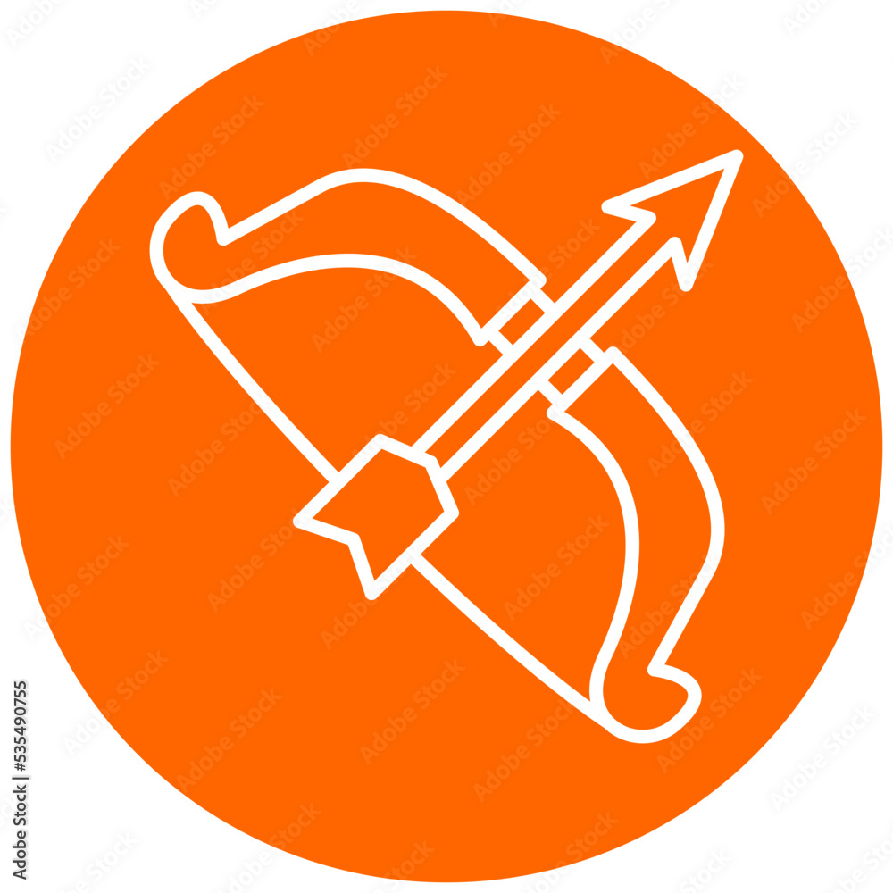 Bow Arrow Icon Style