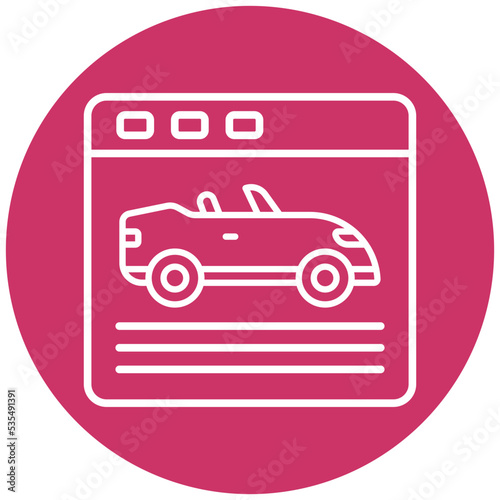 Racing Game Icon Style