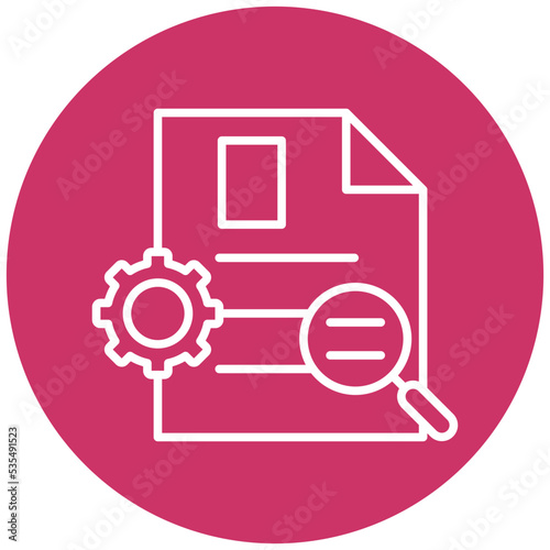 Backer Report Icon Style