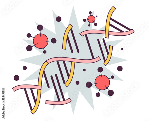 Human immunodeficiency virus. Blood disease, dangerous illness