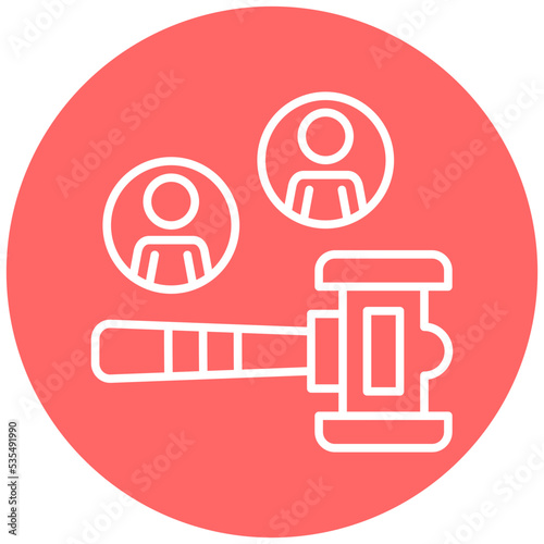 Public Auction Icon Style