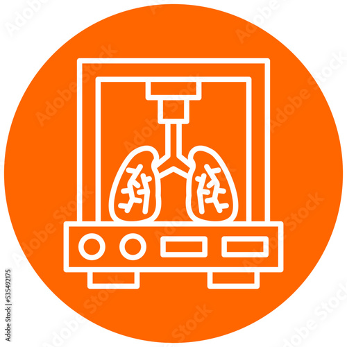 Bioprinting Icon Style