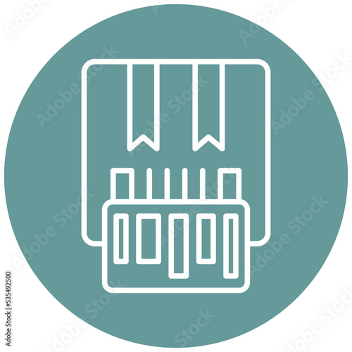 Stock Keeping Unit Icon Style
