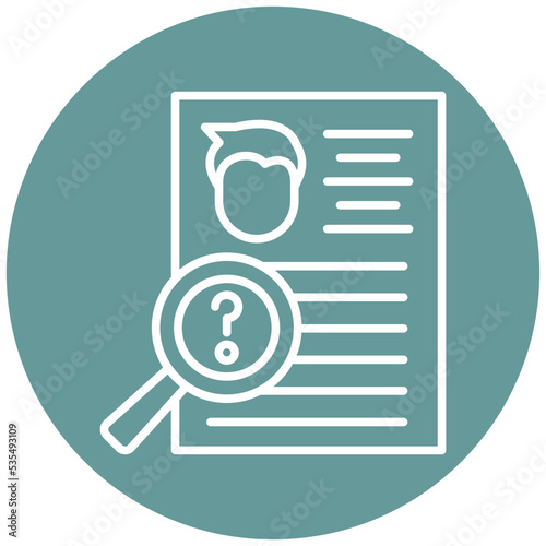 Background Check Icon Style