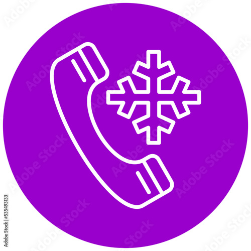 Cold Calling Icon Style