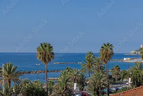 Panorama over the harbour of the Italian city of San Remo © Aquarius