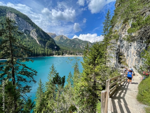 lake in the mountains photo