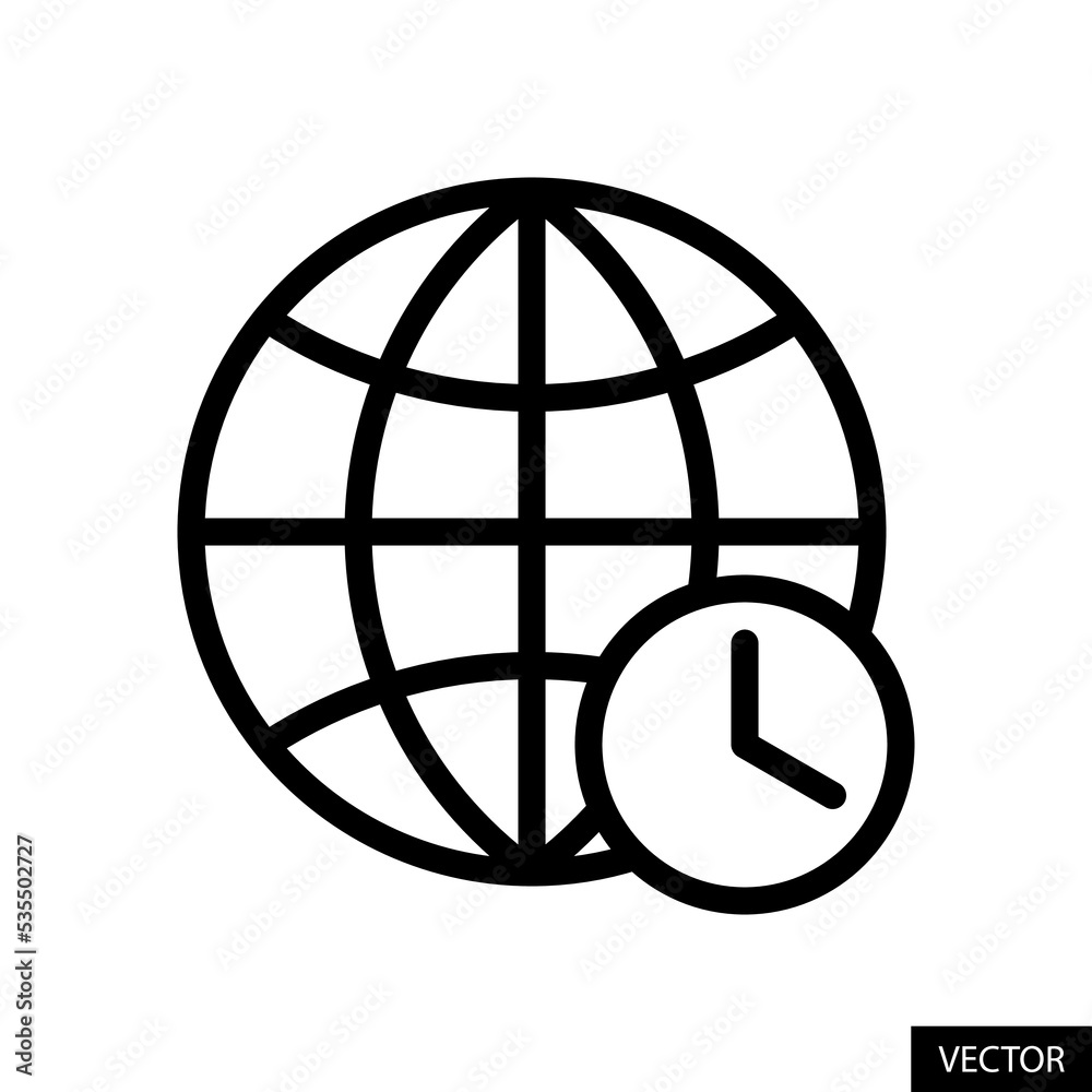 world-clock-timezone-international-time-global-time-zone-vector-icon