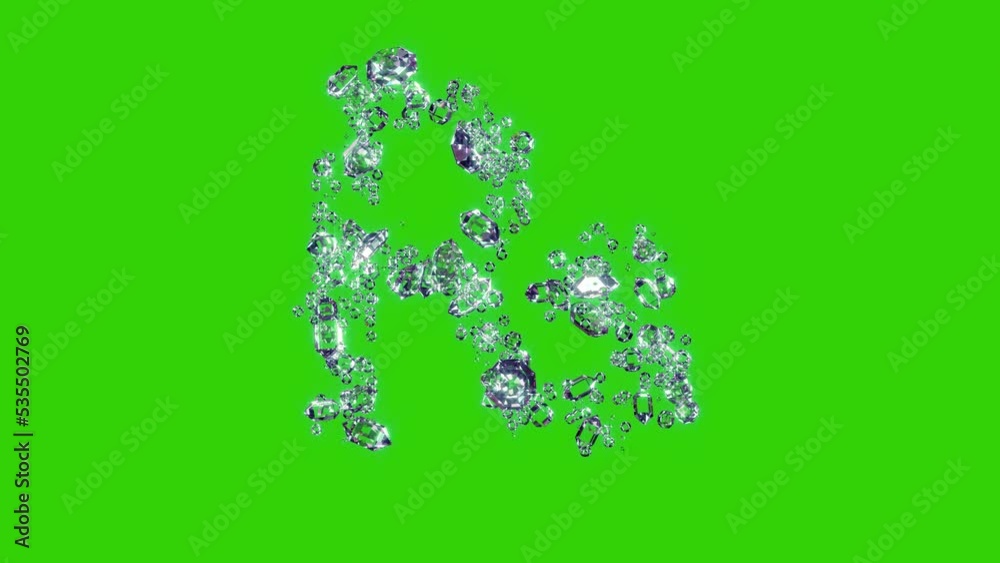 transparent diamonds rupee symbol - jewels alphabet on chroma key screen, isolated - loop video transparent diamonds rupee symbol - jewels alphabet on chroma key screen, isolated - loop video