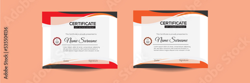 Professional Certificate template. certificate design, certificate template. Designed for diploma, award, business, university, school, and corporate