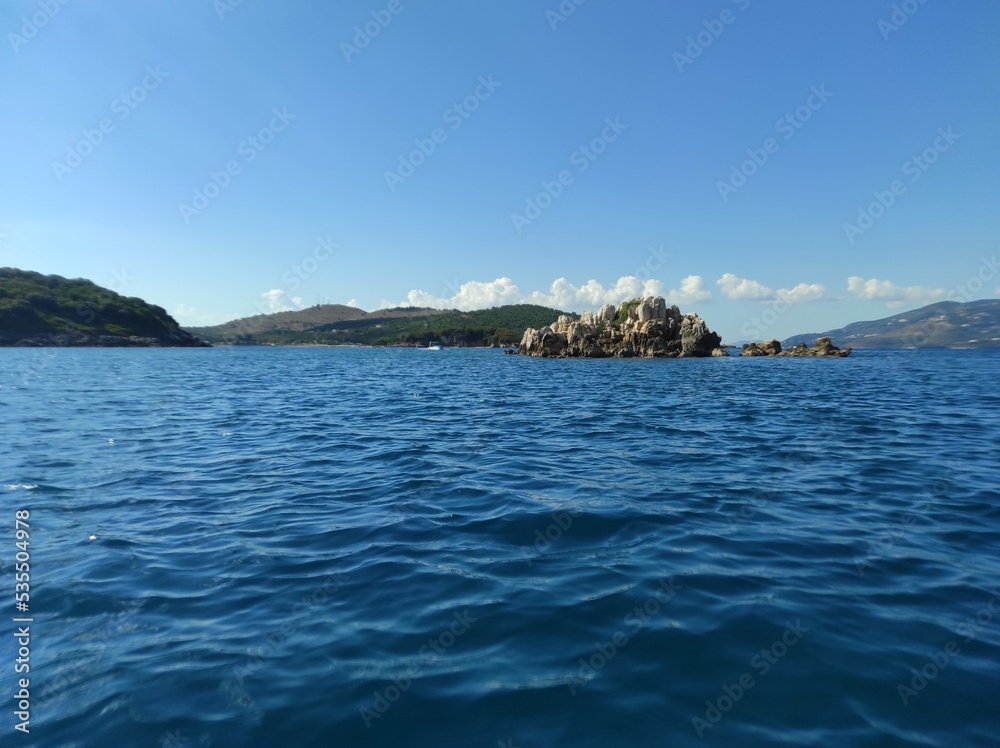 Obraz premium Relaxing holidays, beautiful beaches and sea, Ksamil, Albania