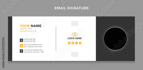 Professional Email signature template
