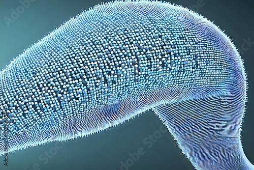 Genome sequencing DNA of Neanderthal chromosome molecule 3D structure. The 2022 Nobel Prize in Physiology Medicine for discoveries concerning genomes of extinct hominins and human evolution