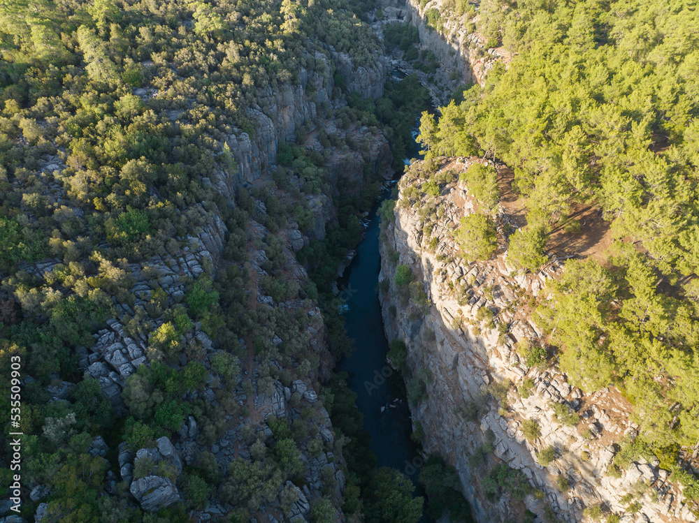 Koprulu Canyon National Park Drone Photo, Manavgat Antalya, Turkey